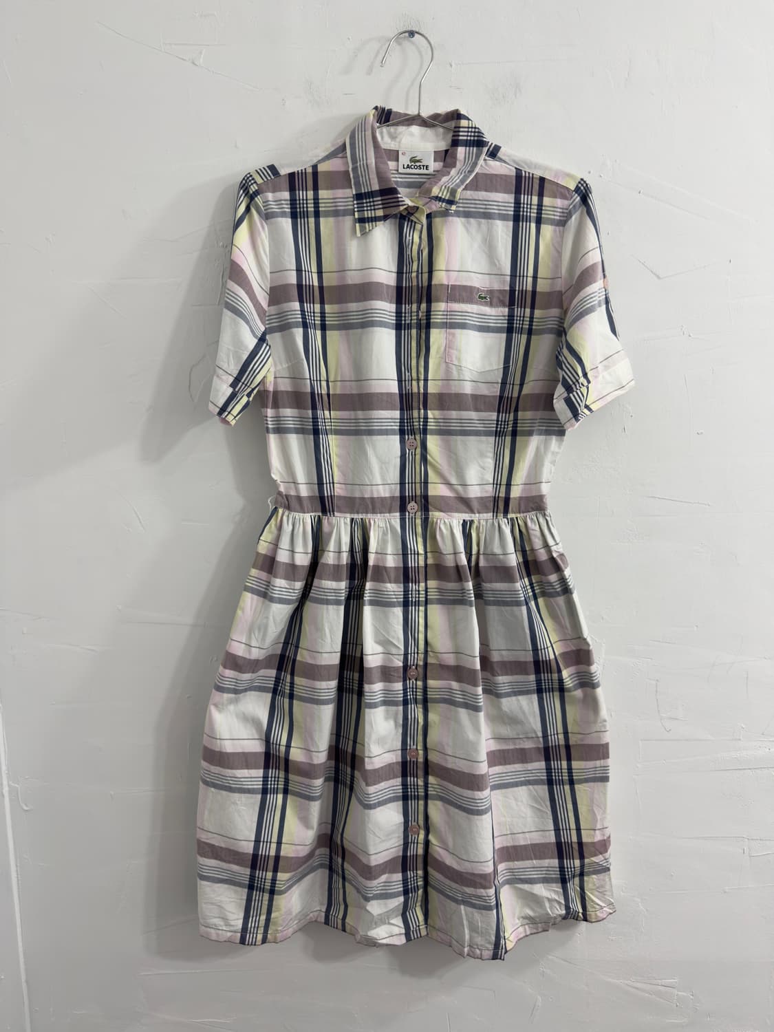 lacoste check shirt onepiece 상품이미지3