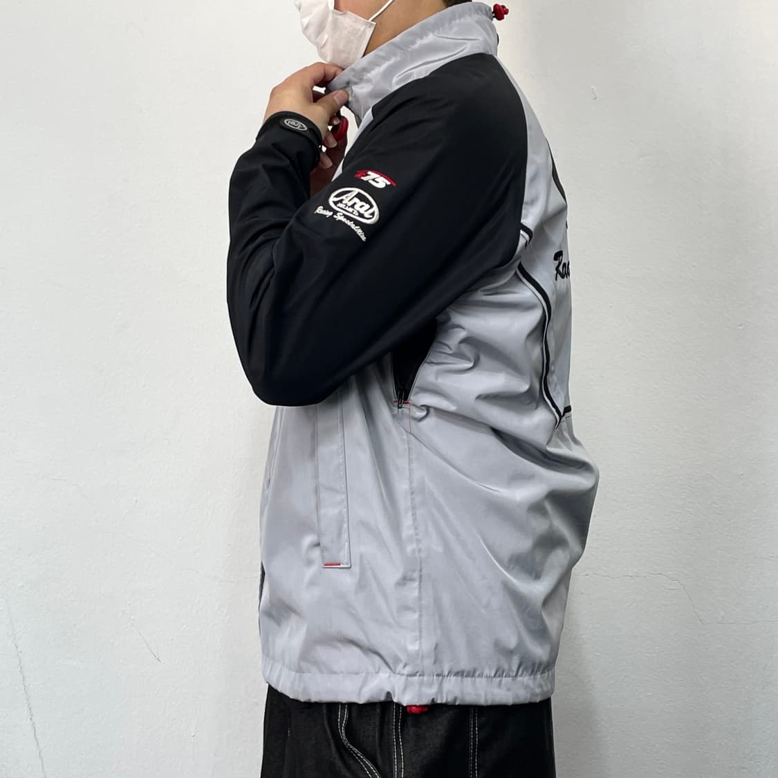 아라이 빅로고 패치워크 레이싱 바람막이 자켓 상품이미지5