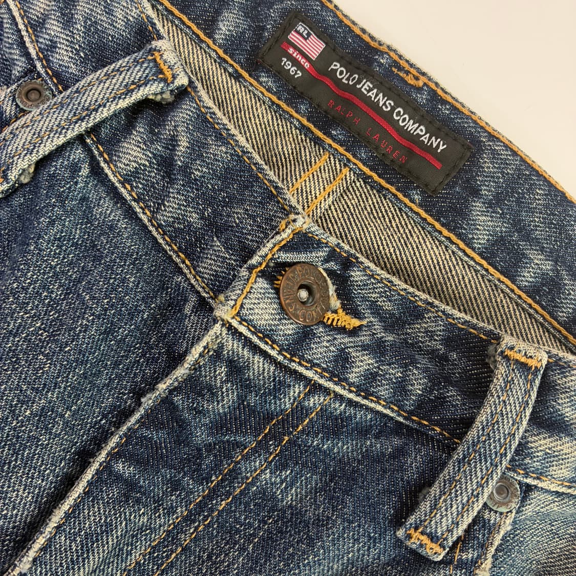 Polo Jeans 데님 와이드 RL 워시드 팬츠 상품이미지4