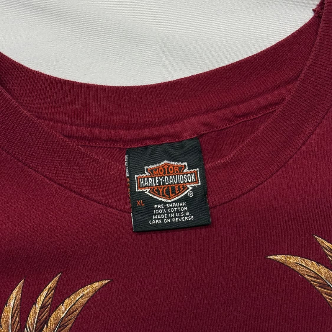 1995 Made in USA 할리 데이비슨 티셔츠 상품이미지8