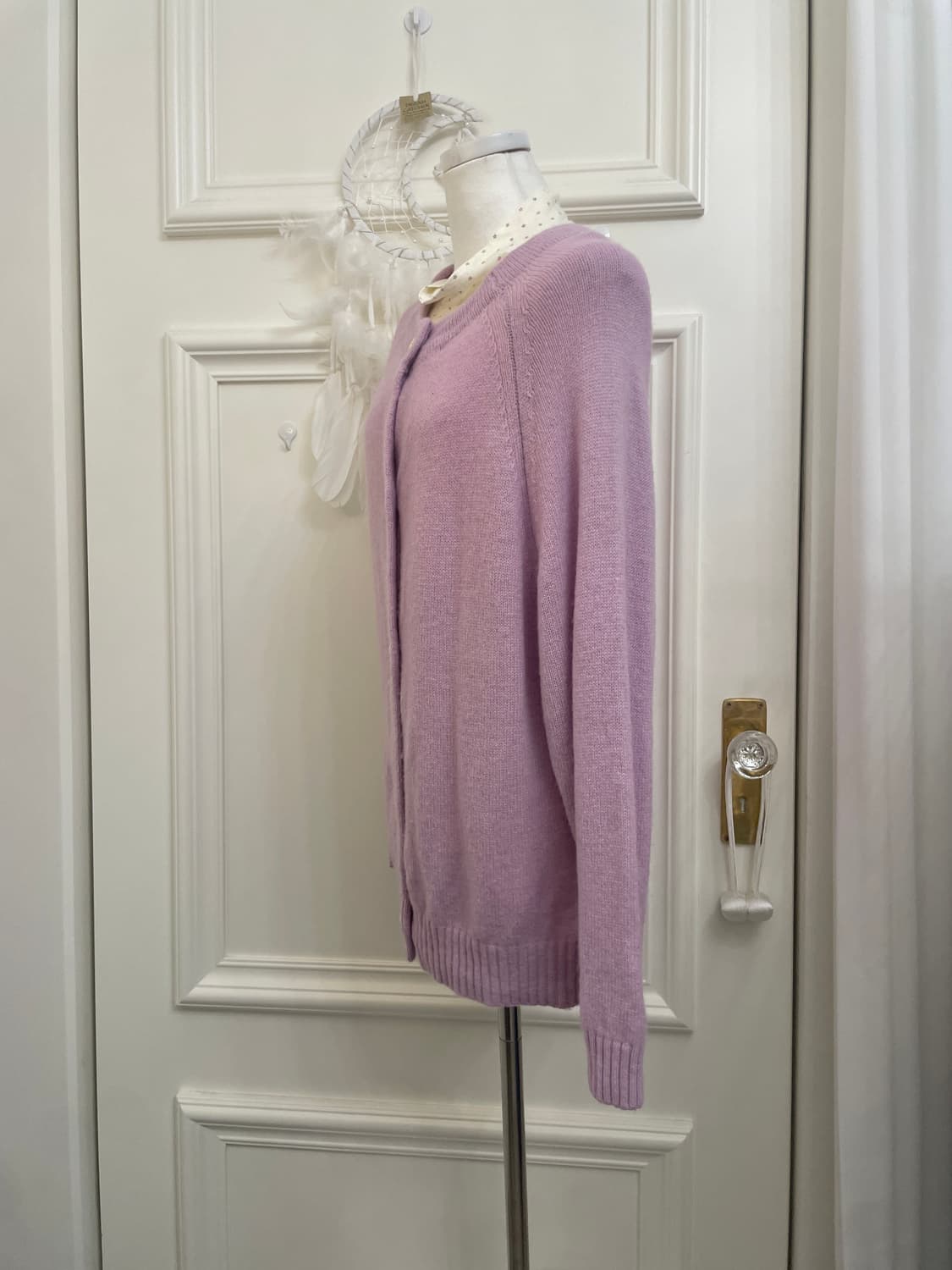 lavender basic reglan warm over cardigan 상품이미지2