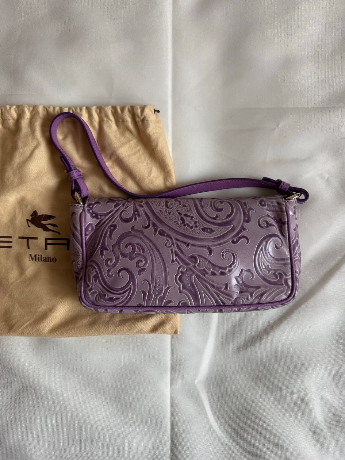 에트로 페이즐리 레더 숄더백 상품이미지2