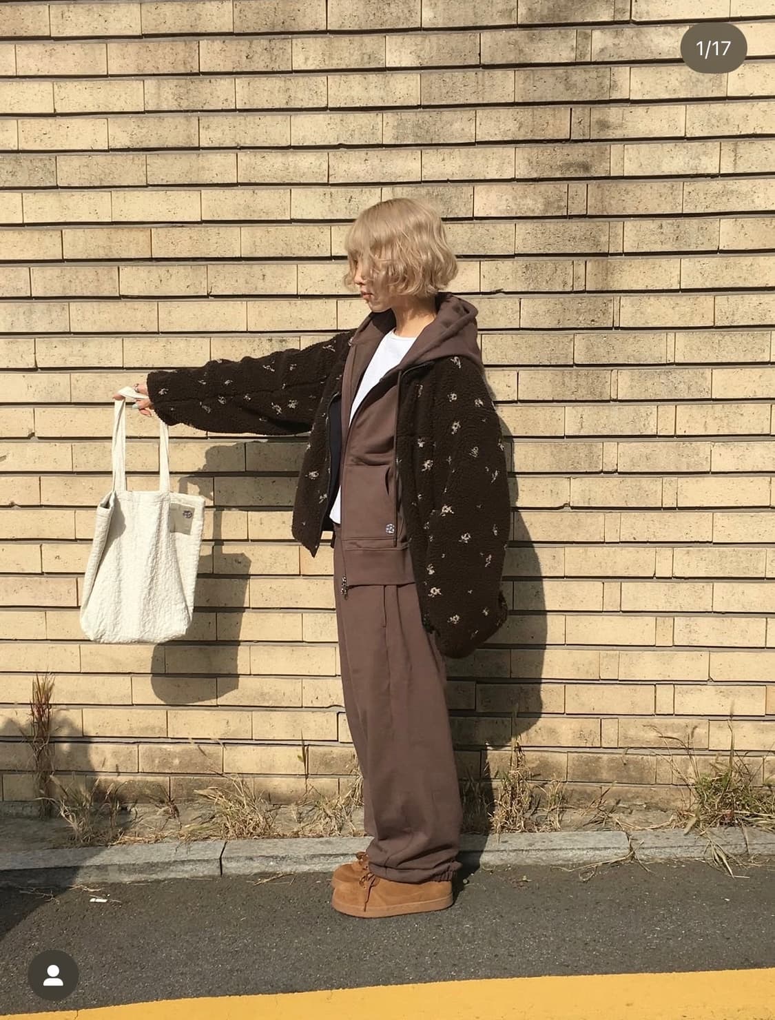 코이세이오 38 후드집업 브라운 상품이미지2