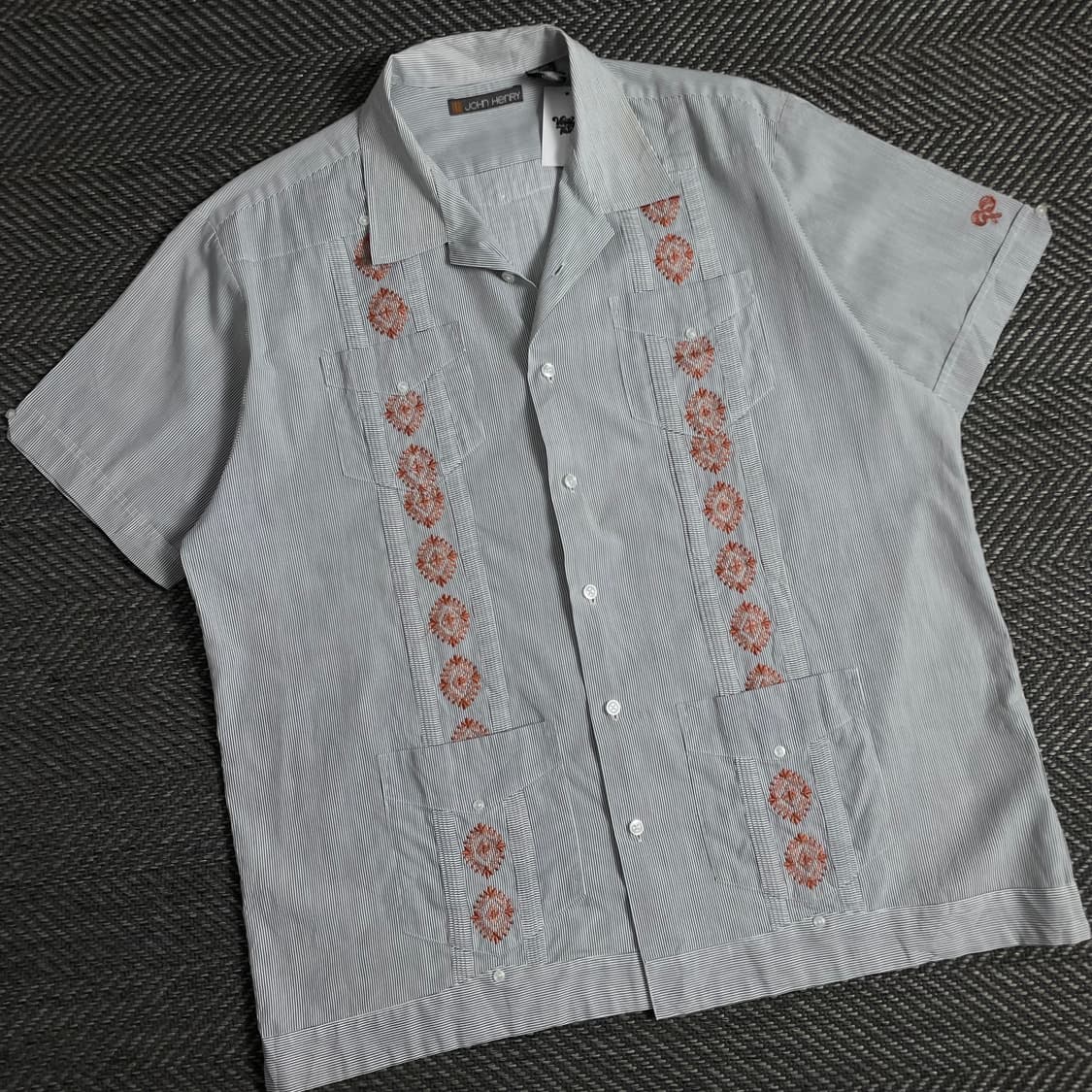 USA 오리지날 빈티지 디테일 쿠바 셔츠y 3473 상품이미지1