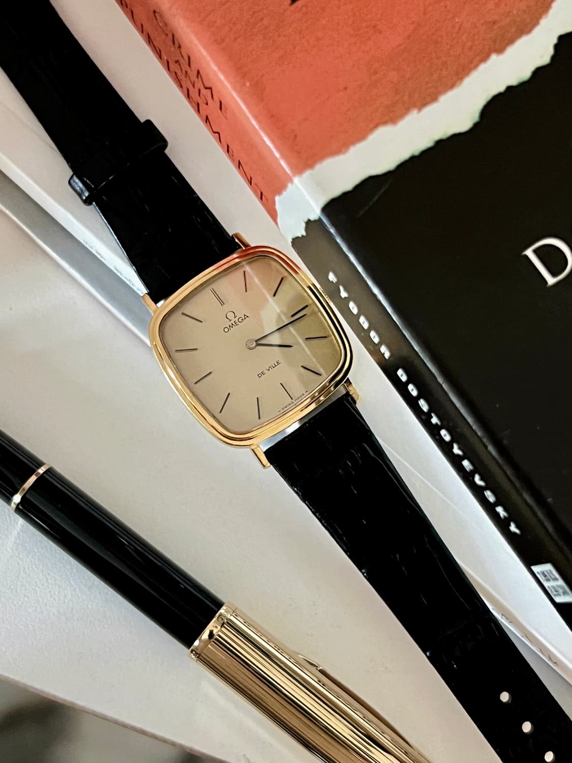 OMEGA 오메가 드빌 스퀘어 수동감기 남성 시계 상품이미지3