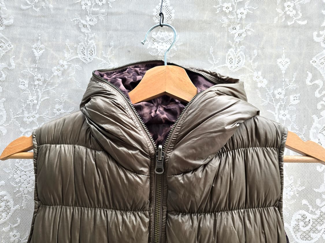 메종그레이 레오파드 양면 패딩 베스트 상품이미지2