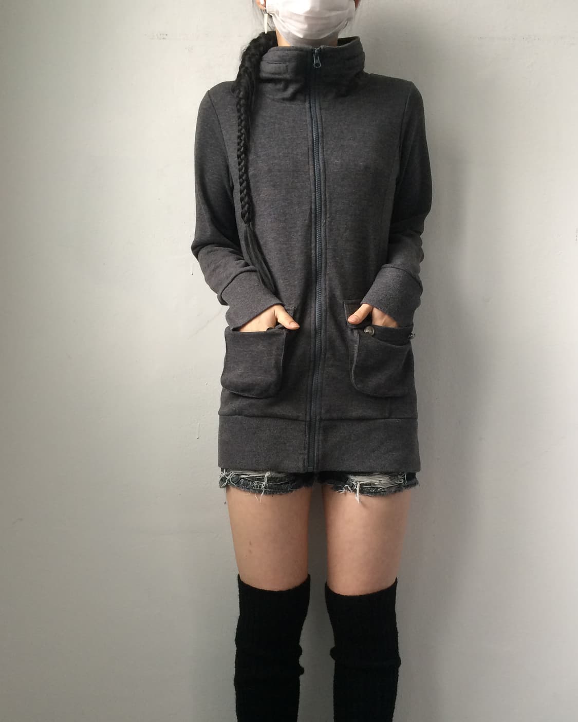 High neck zip up 상품이미지1