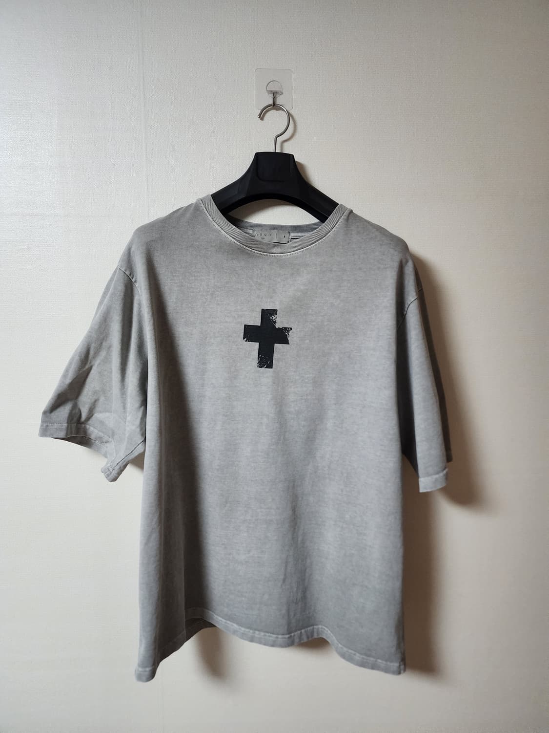 노운 크로스 티셔츠 그레이 2 상품이미지1