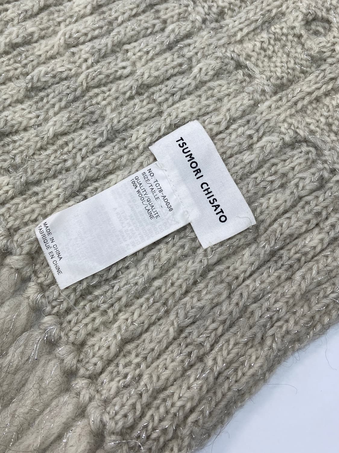 Tsumori Chisato Knit muffler cute 상품이미지7