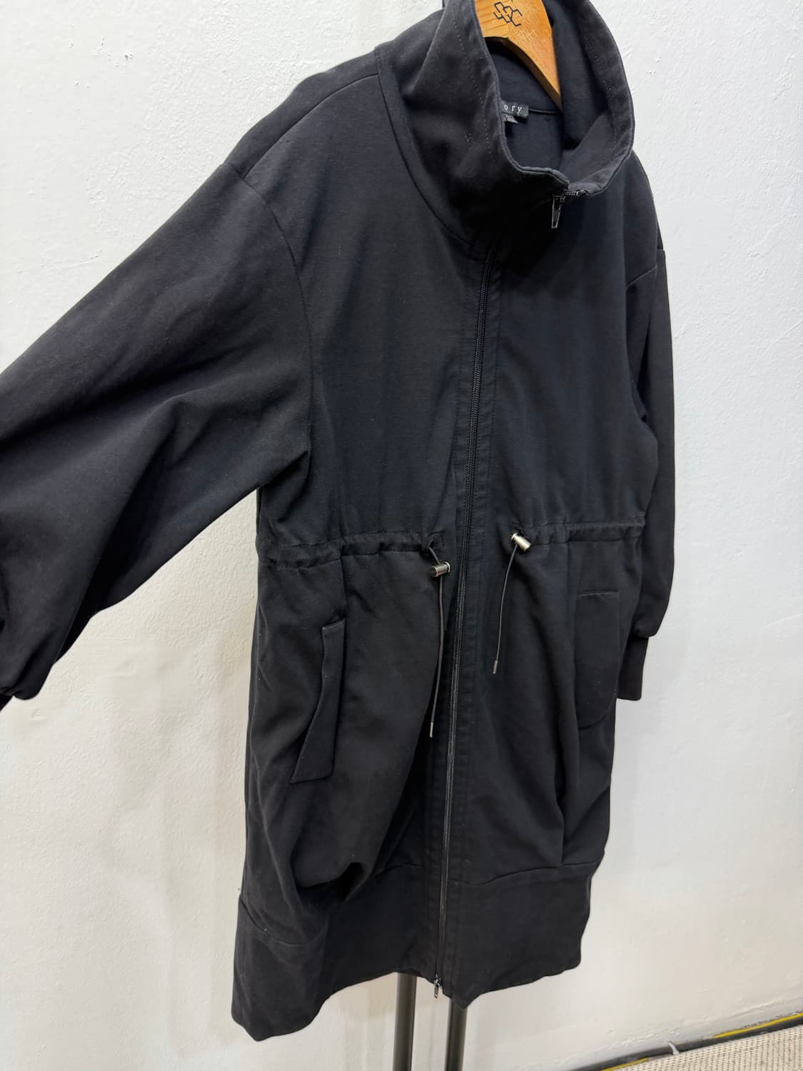 정품) theory 띠어리 블랙 후드 집업 자켓 S 상품이미지2