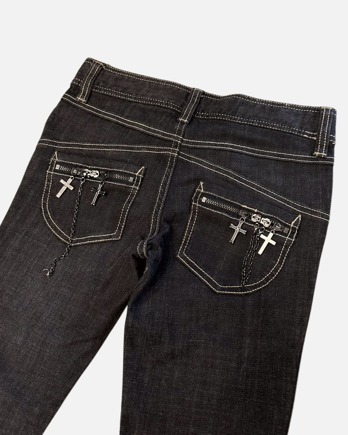 stud chain low-rise punk jean 상품이미지6