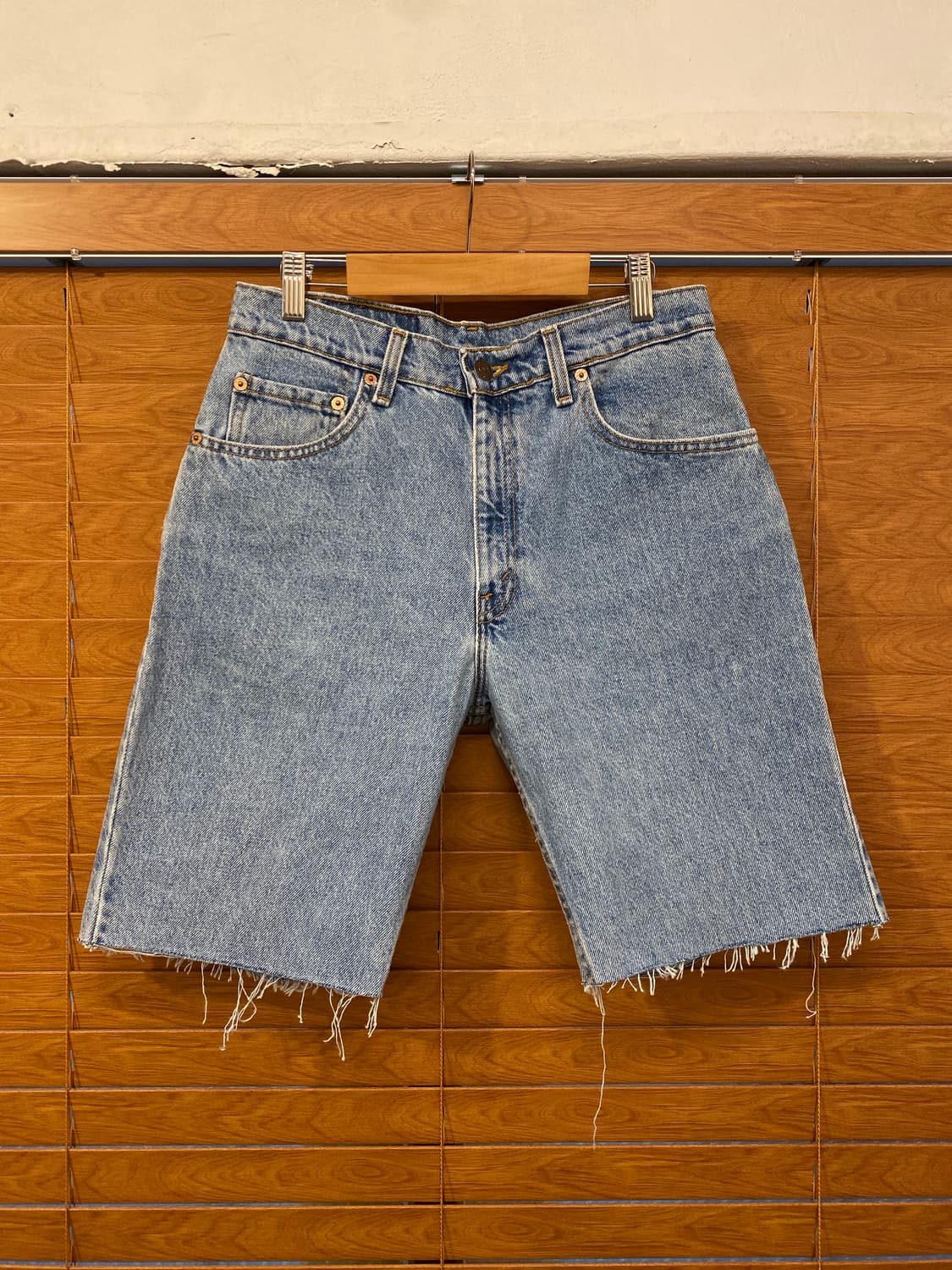 90s USA 빈티지 리바이스 쇼츠 청반바지 (28.5 상품이미지4