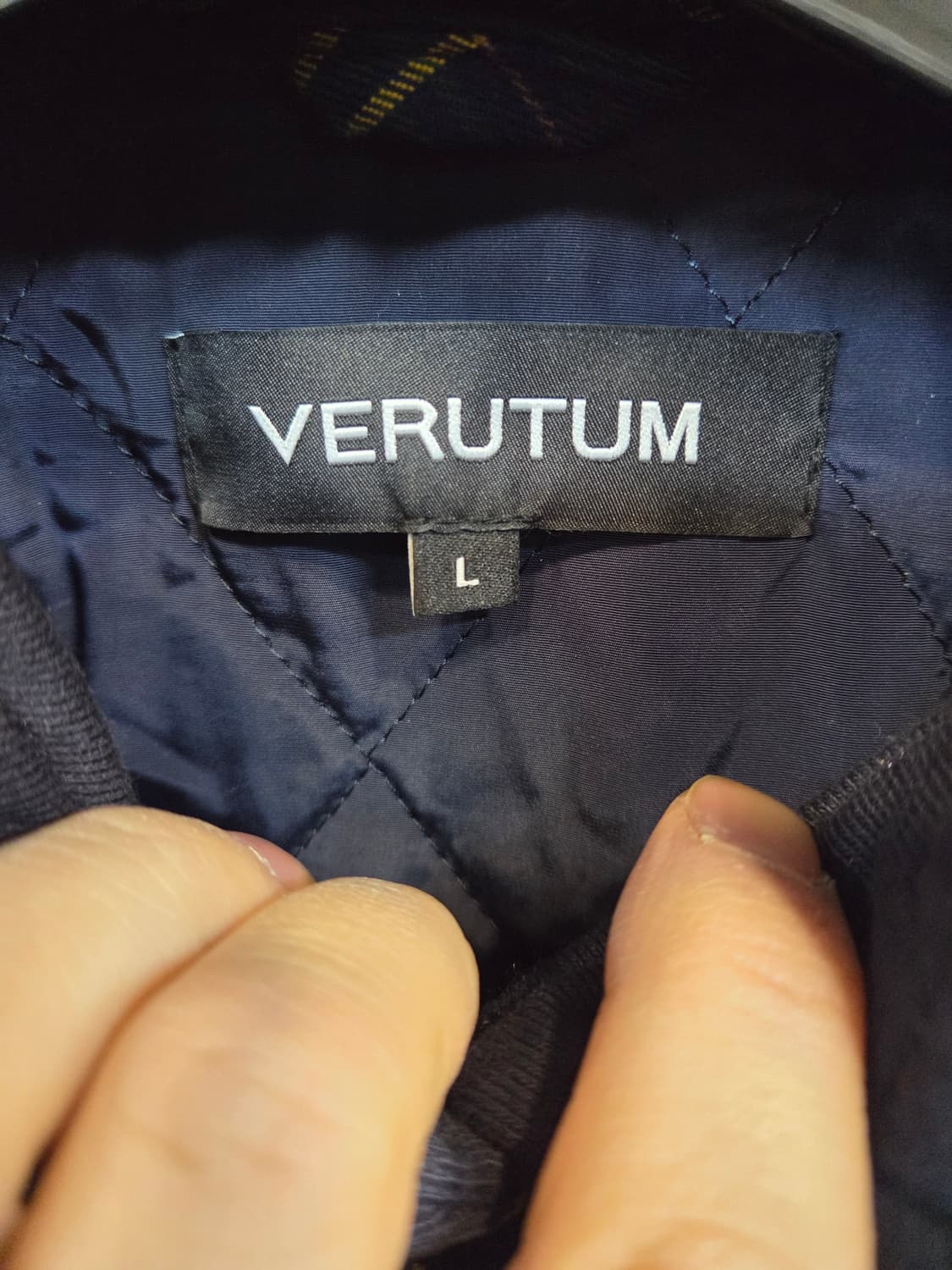 베루툼 안감누빔 사이드 포켓 체크 셔츠 후드자켓 L xl 상품이미지4