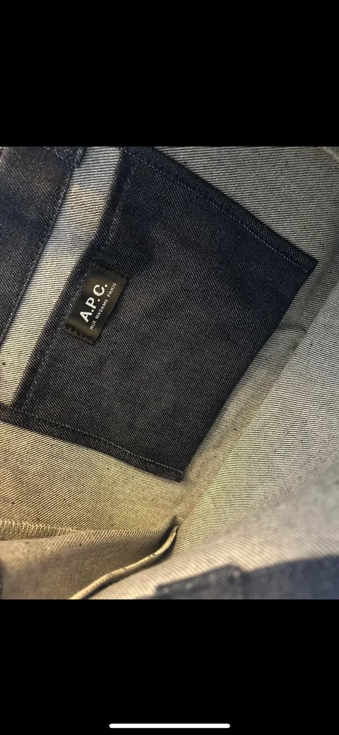 [최저가,새상품,정품] 아페쎄 데님 토트백 정가 이하에 팔아요 상품이미지3