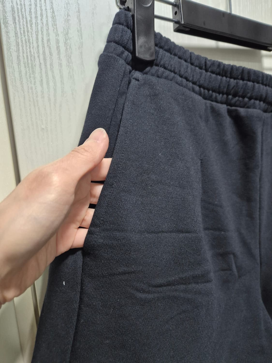 (세일)(새상품)널디 반팔 티셔츠 반바지 세트 블랙 상품이미지9