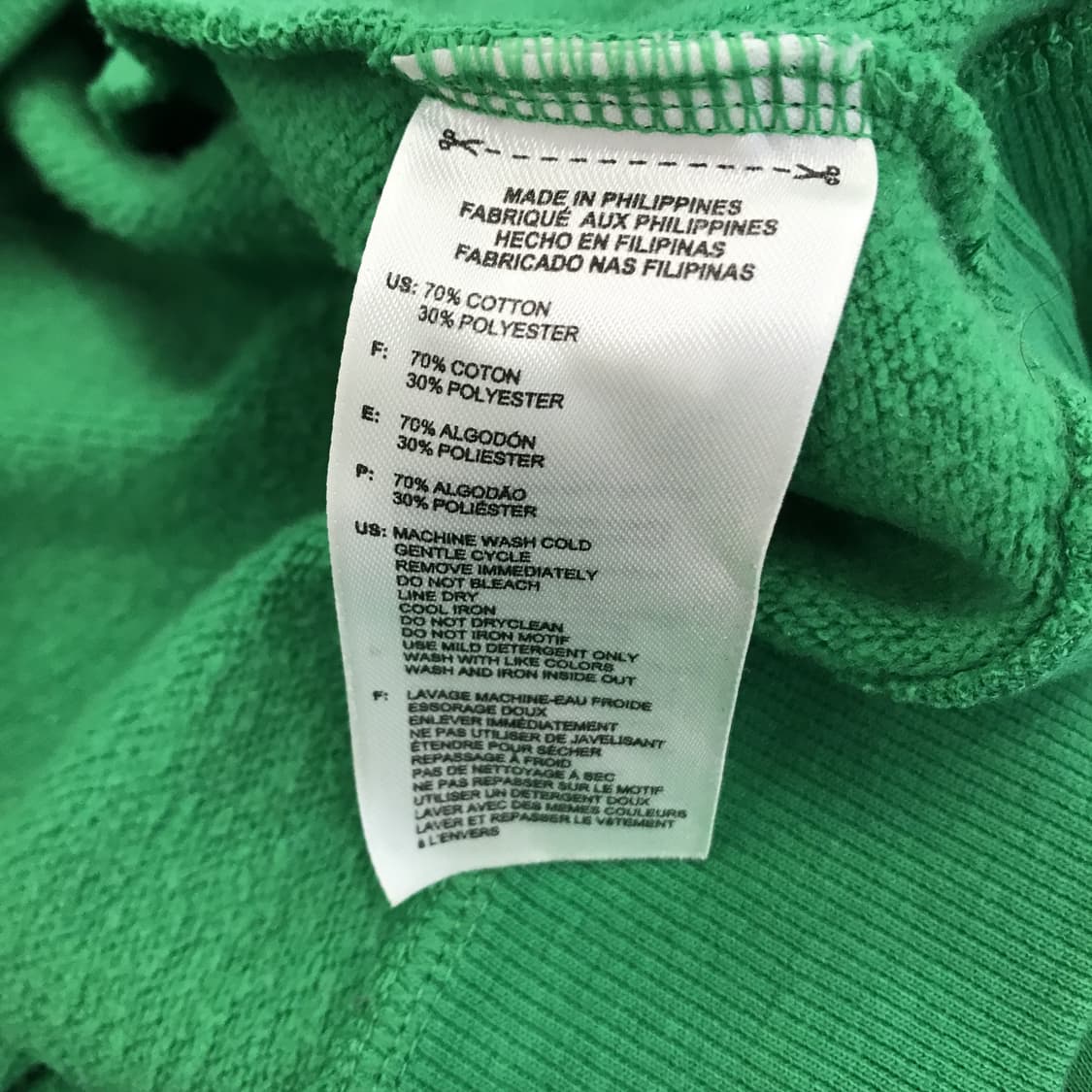 아디다스 빈티지 트레포일 그린 후드티 [해외XL] 상품이미지5