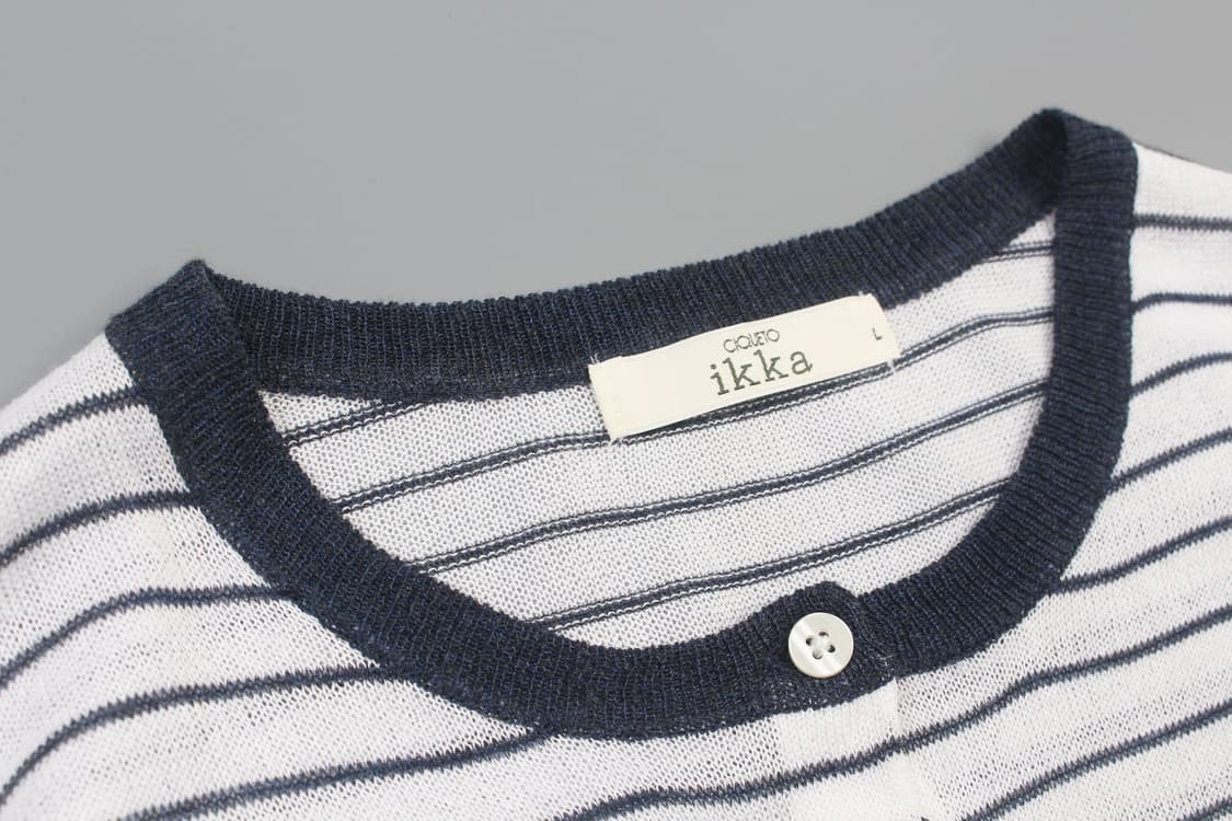 IKKA Border Stripe Cardigan 상품이미지3