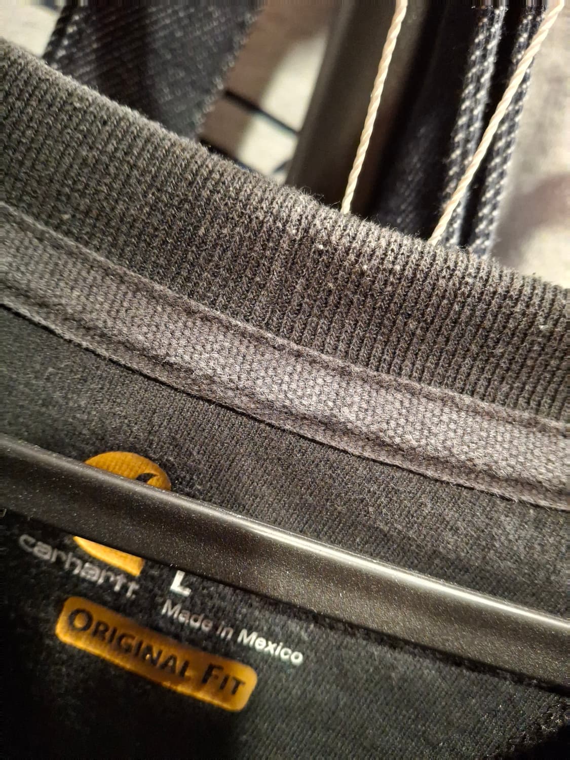 (마지막특가) 칼하트 맨투맨 블랙 라지 상품이미지2