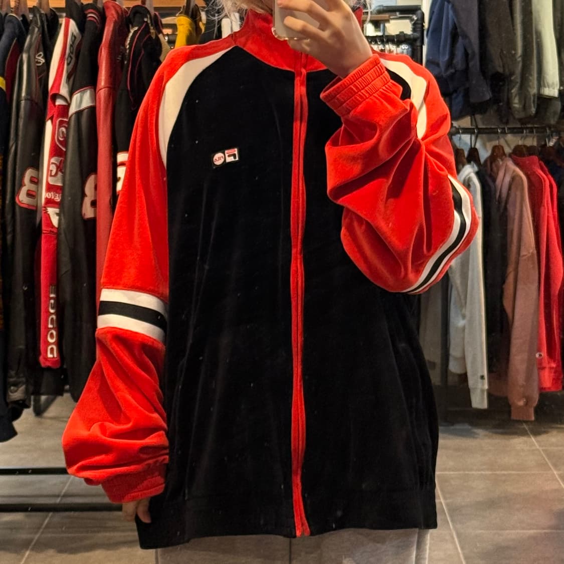 [NO.9]FILA 벨벳 져지 상품이미지1