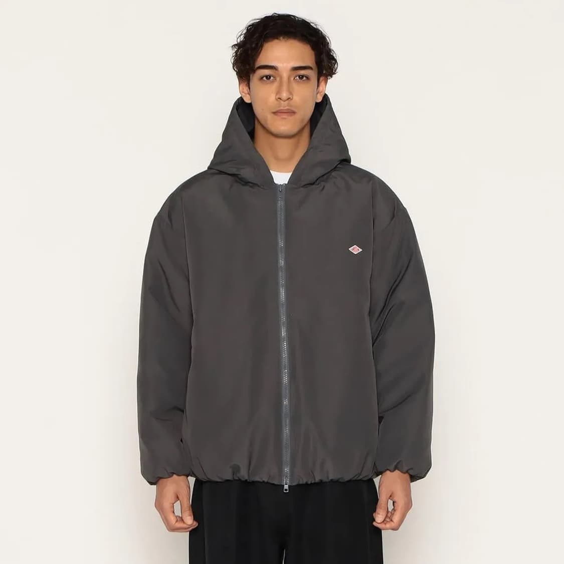 DANTON (단톤) 후드 다운 패딩 차콜 상품이미지1