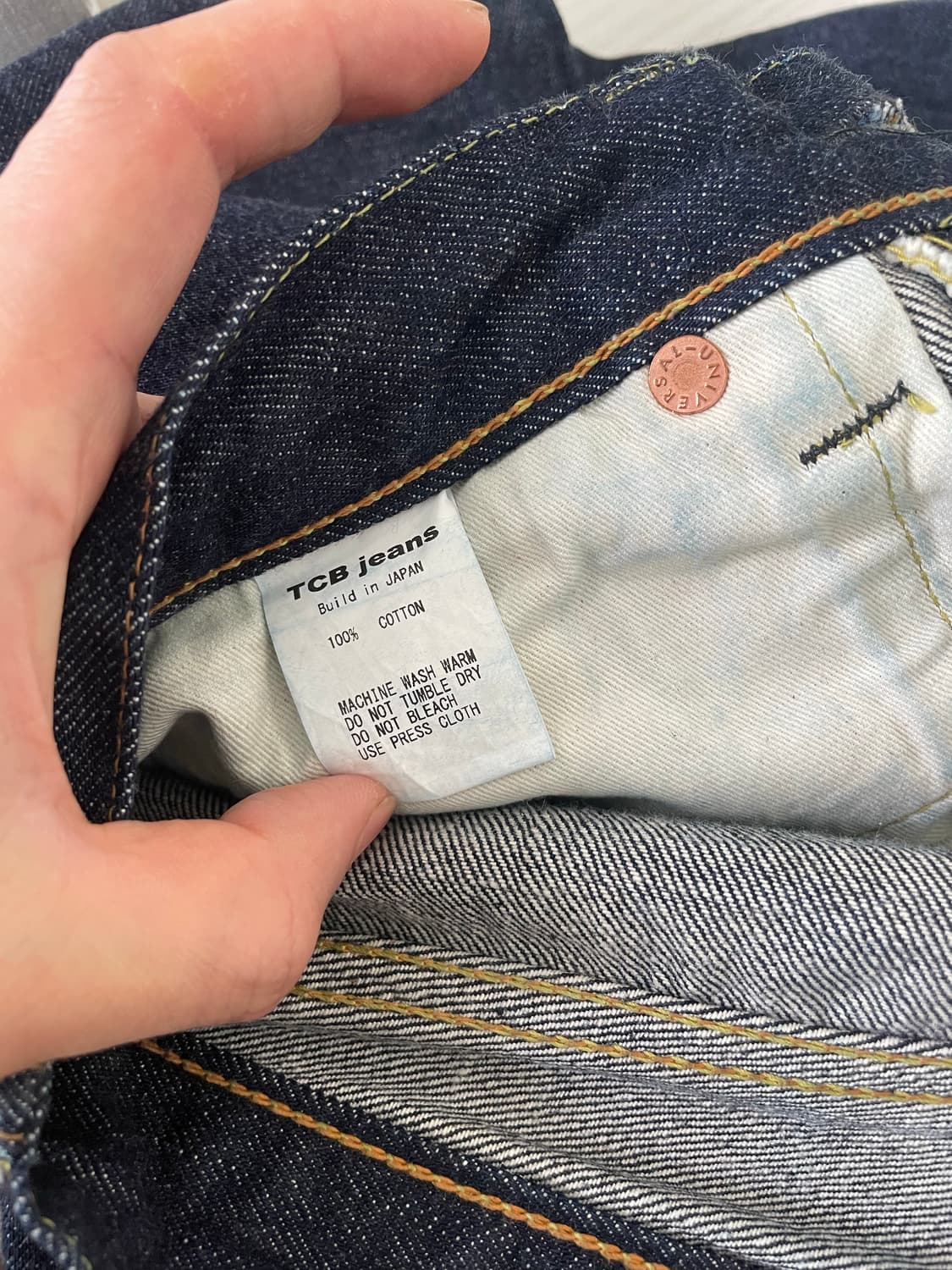 TCB Jeans 50s 셀비지 데님 상품이미지2