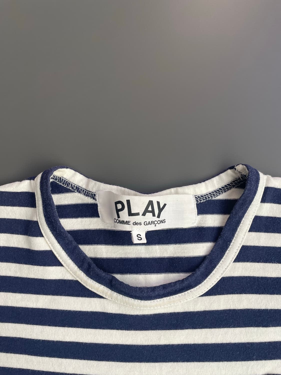 [S] 꼼데가르송 레드와펜 스트라이프 롱스리브 상품이미지8