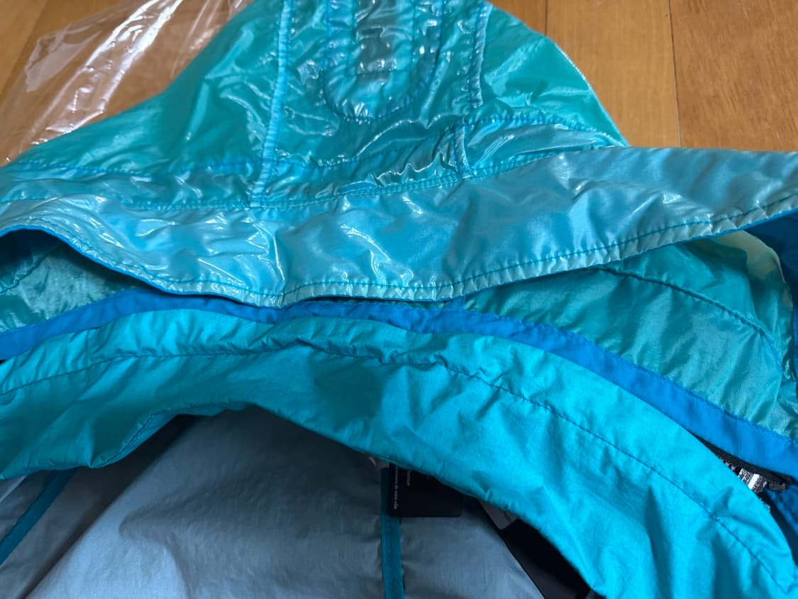 스톤아일랜드 멤브라나 3L TC 탈부착 후드 블루종 상품이미지5