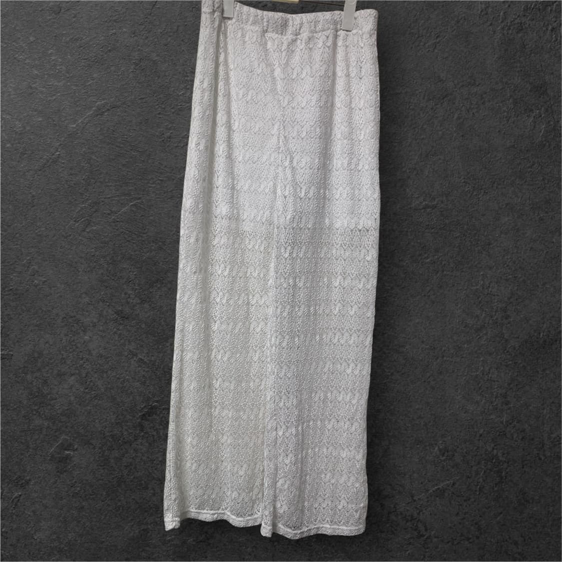 모리걸 하구미 화이트 레이어드 레이스 팬츠 상품이미지1