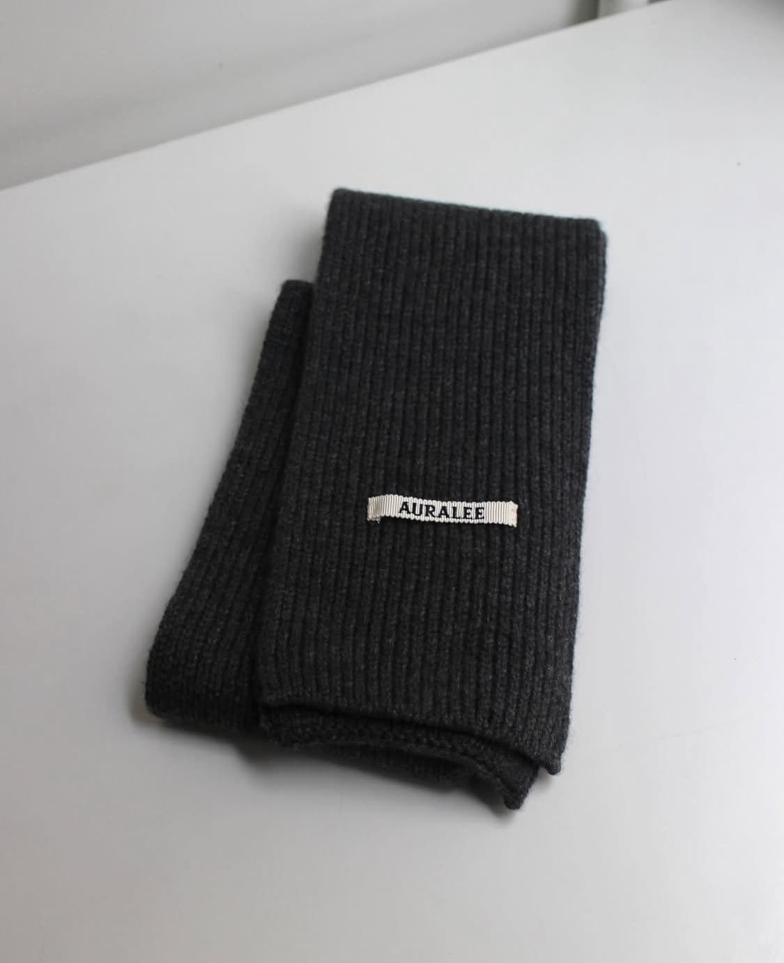 오라리 / 25aw 캐시미어 머플러 차콜 / OS 상품이미지2