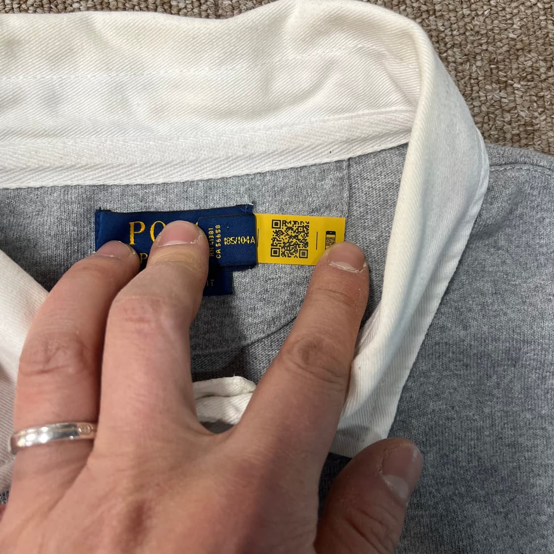  신형 폴로 랄프로렌 럭비셔츠 상품이미지7