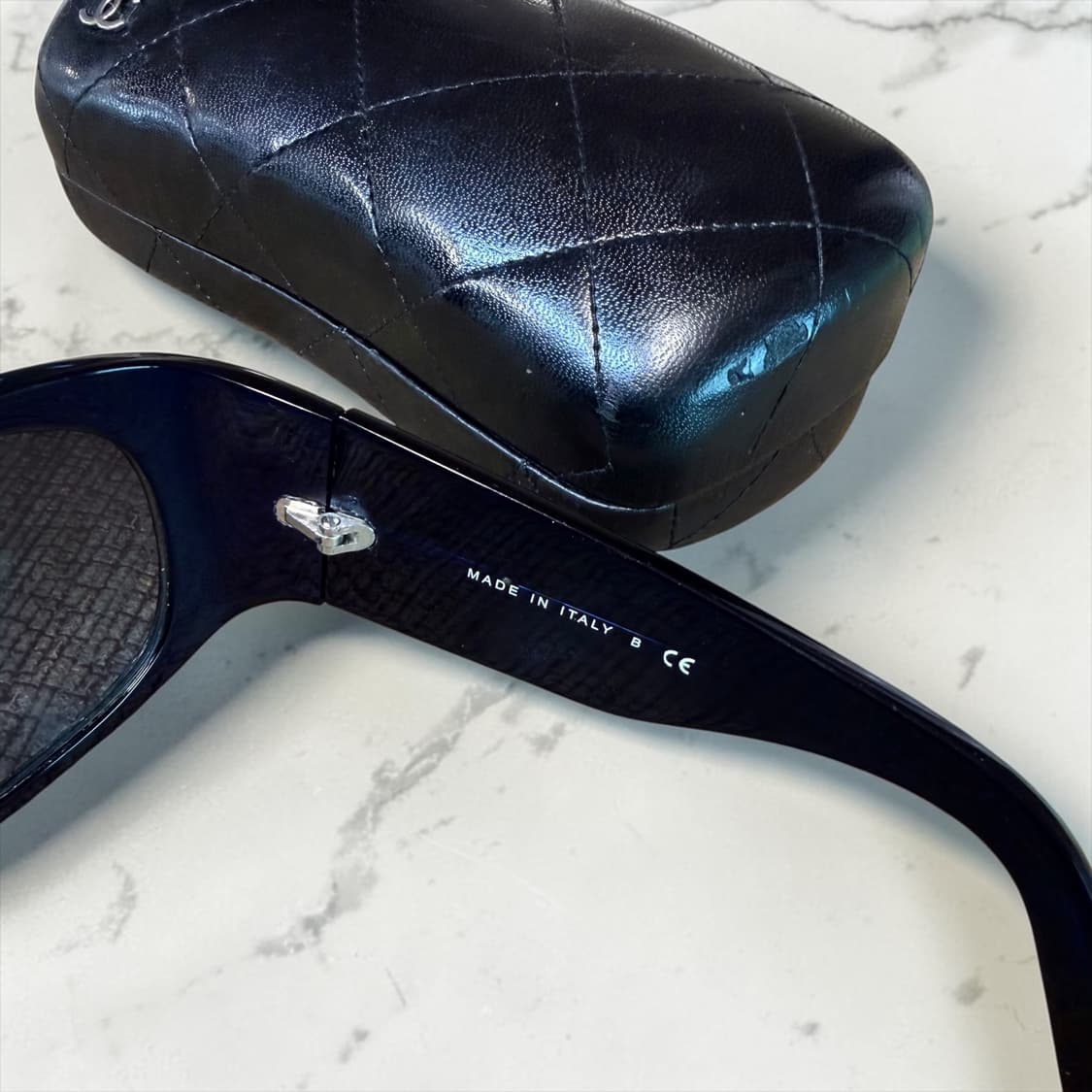 샤넬 00AW 빈티지 링스톤 로고 선글라스 상품이미지6