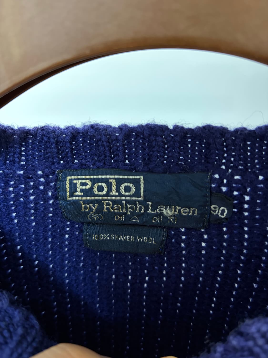 80s 폴로 랄프로렌 에스에이치 울 니트  상품이미지5