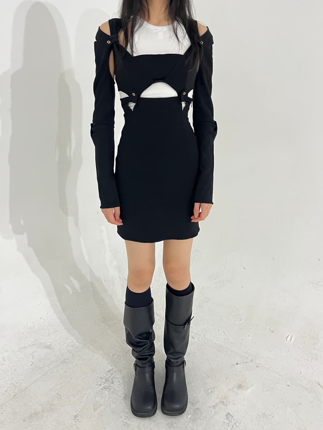 Jacquemus La Robe Mari cutout minidress 상품이미지2