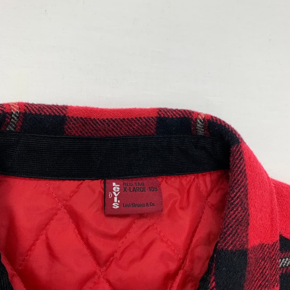 리바이스 오버핏 플란넬 셔츠 자켓 (XL) 상품이미지3