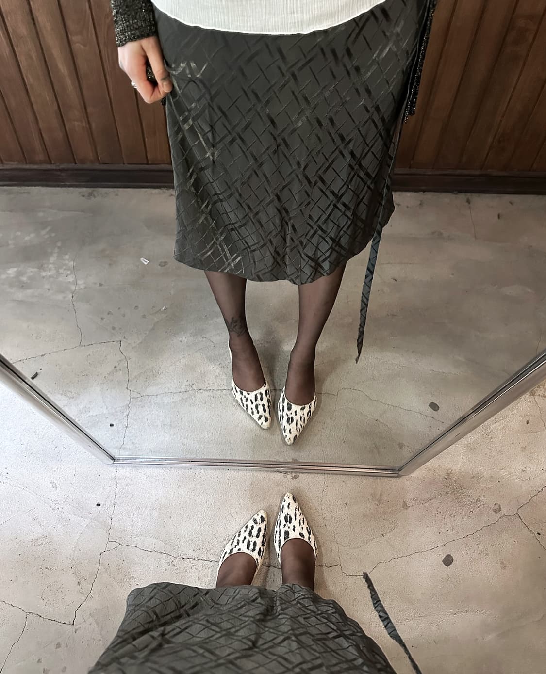 ISABEL MARANT tie check skirt 상품이미지1