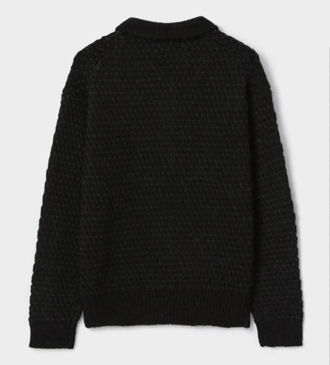 (새상품) 르마드 아란울 pk니트 검정 2사이즈 상품이미지5