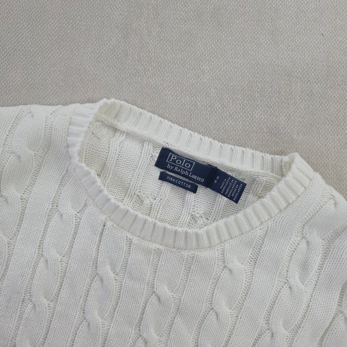[M] 폴로 랄프로렌 꽈배기 케이블 니트 0220J 상품이미지3