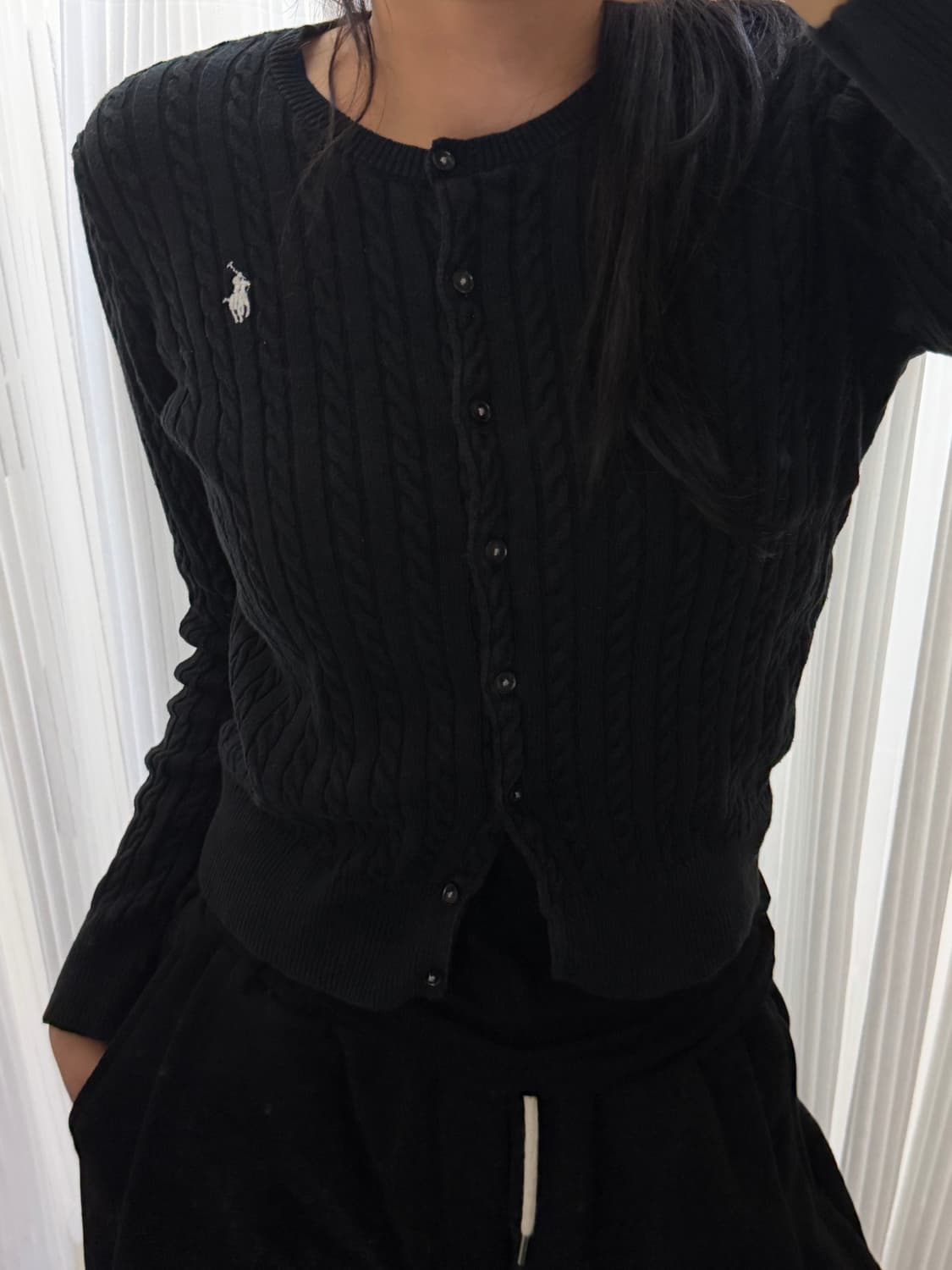 폴로 랄프로렌 블랙 가디건 XL 상품이미지1