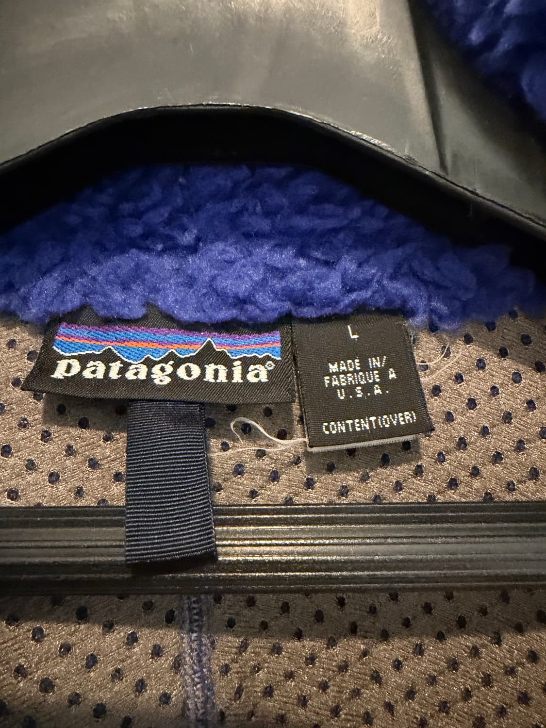 L] 파타고니아 빈티지 딥파일 잉크블루 후리스 상품이미지6