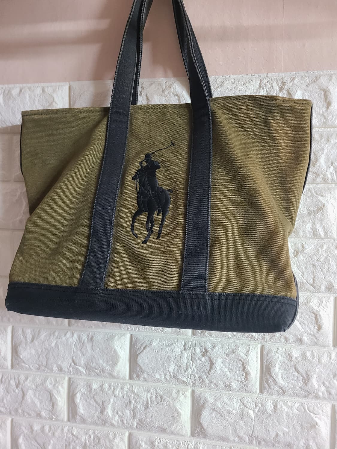 올드스쿨 폴로 빅포니 캔버스 토트백 상품이미지1