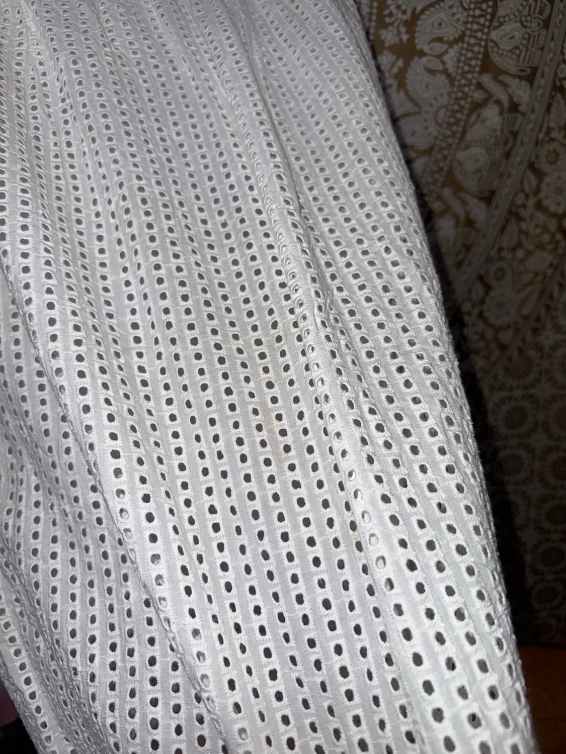 빈티지 펀칭 밴딩 미디스커트  상품이미지6