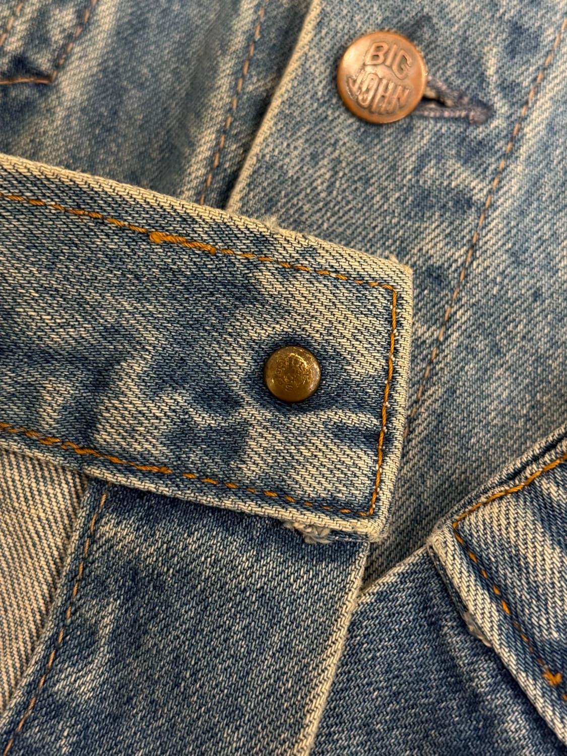 M) BIG JOHN Denim Trucker Jacket 상품이미지9