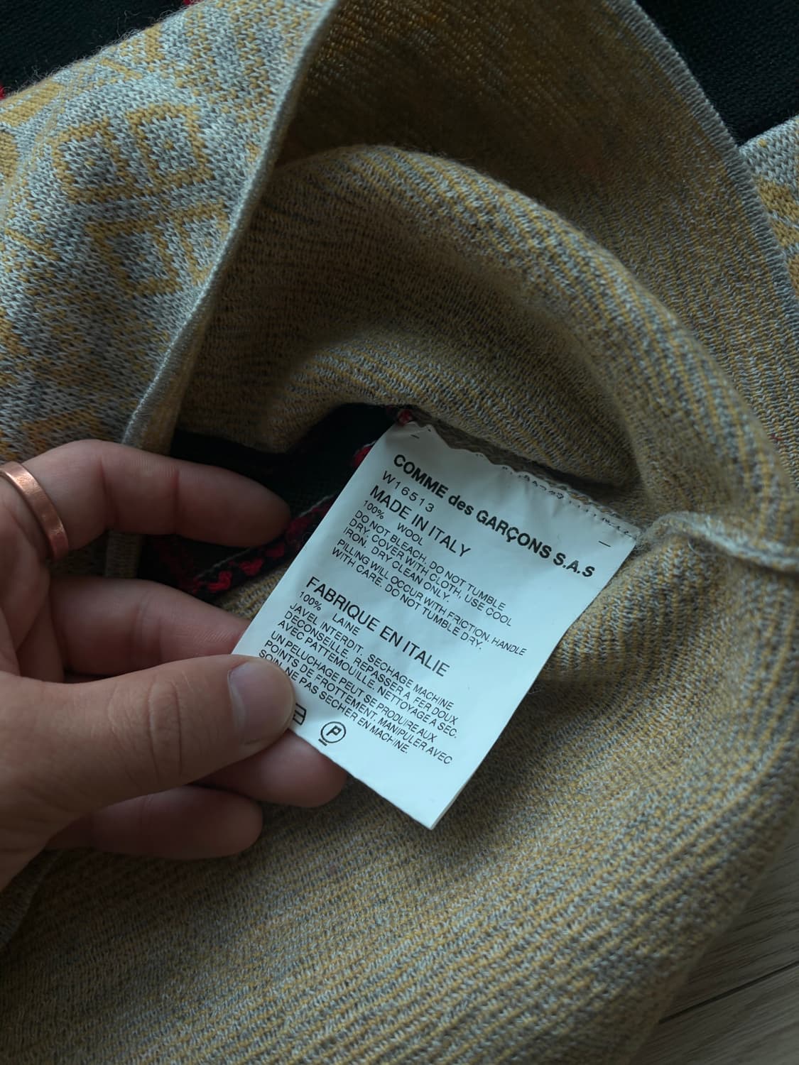 Docking V neck knit 상품이미지4