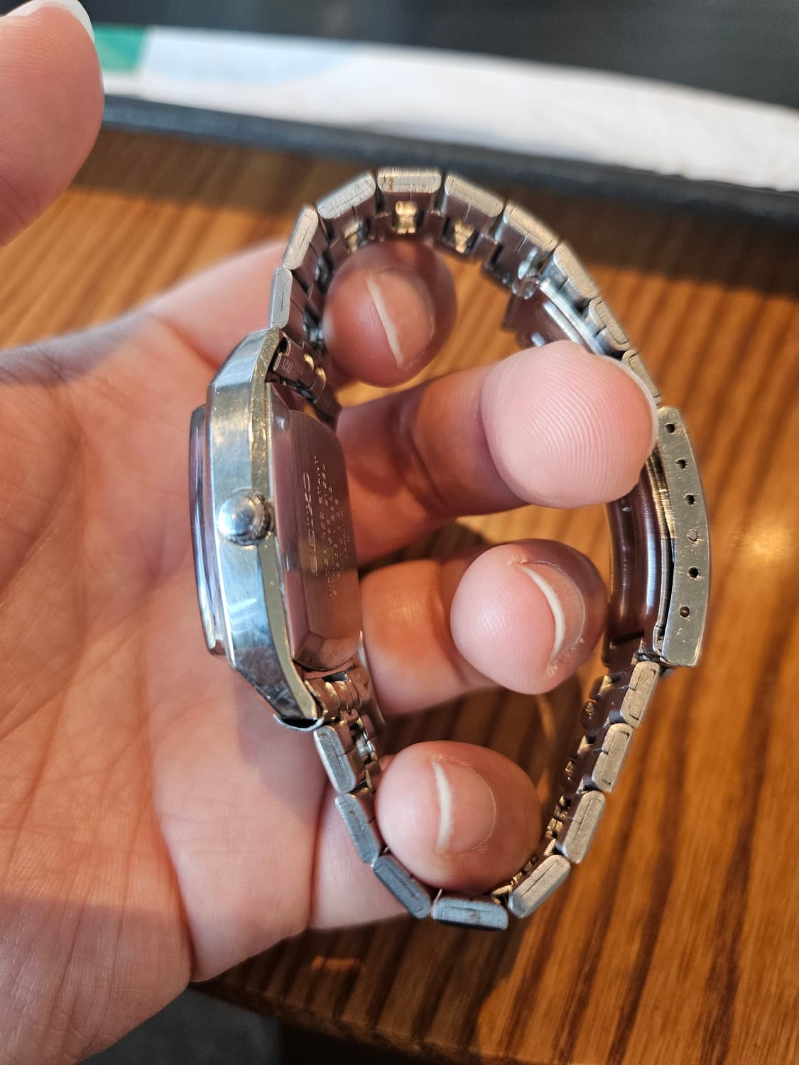 1977s 세이코 로드매틱(LM) 블랙블루 초희귀 빈티지 시계 상품이미지4