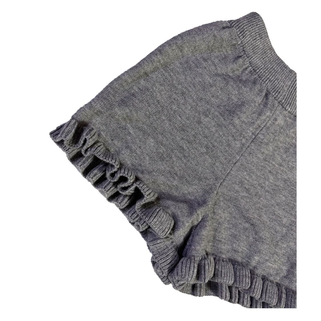 새상품 니트 프릴 반바지 (그레이) 상품이미지2