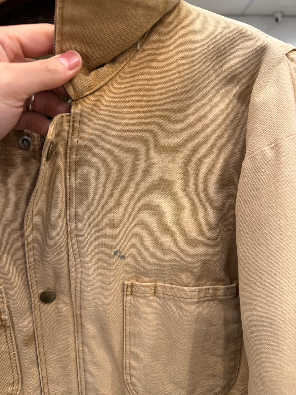 90s Bercowear 빈티지 덕 캔버스 헌팅 초어 자켓 (USA) 상품이미지7