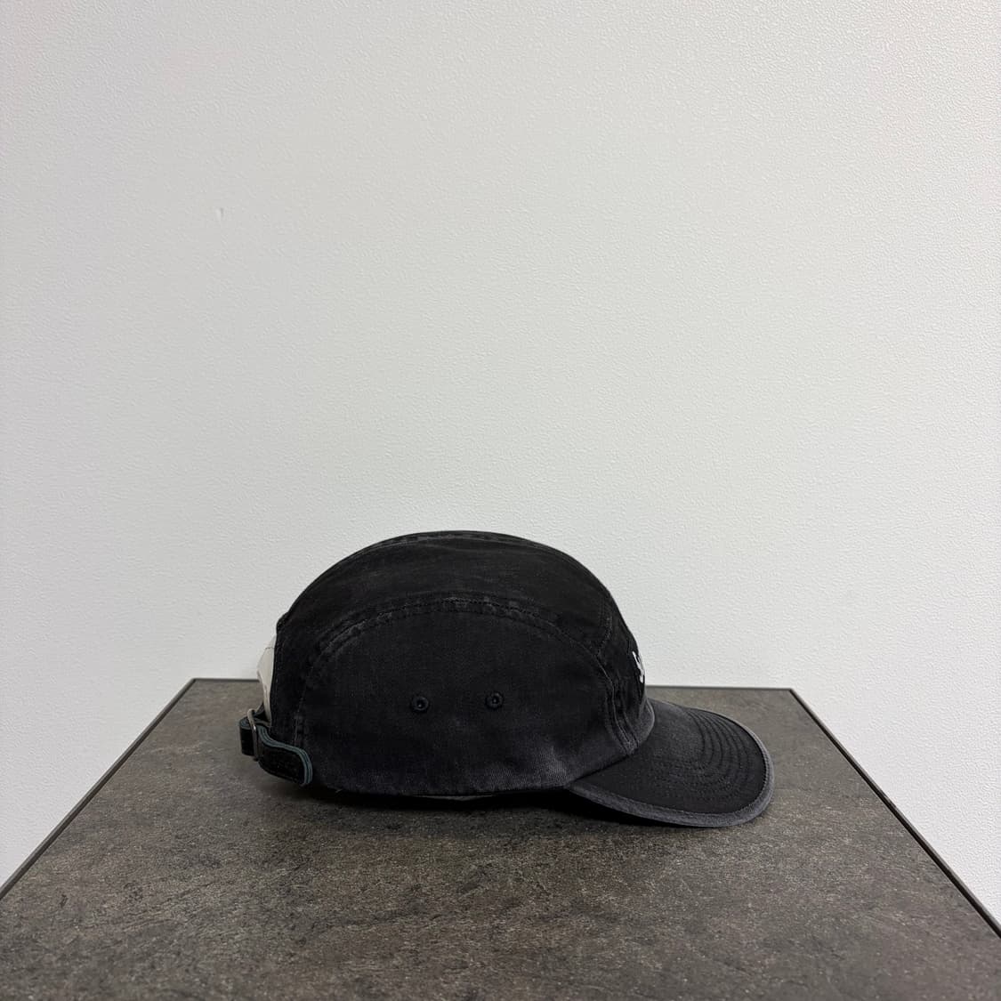 (OS) 슈프림 박스로고 캠프캡 모자 워시드 블랙 상품이미지3