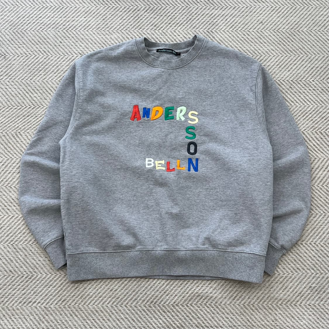 앤더슨벨 자수 로고 맨투맨 r3266 상품이미지1