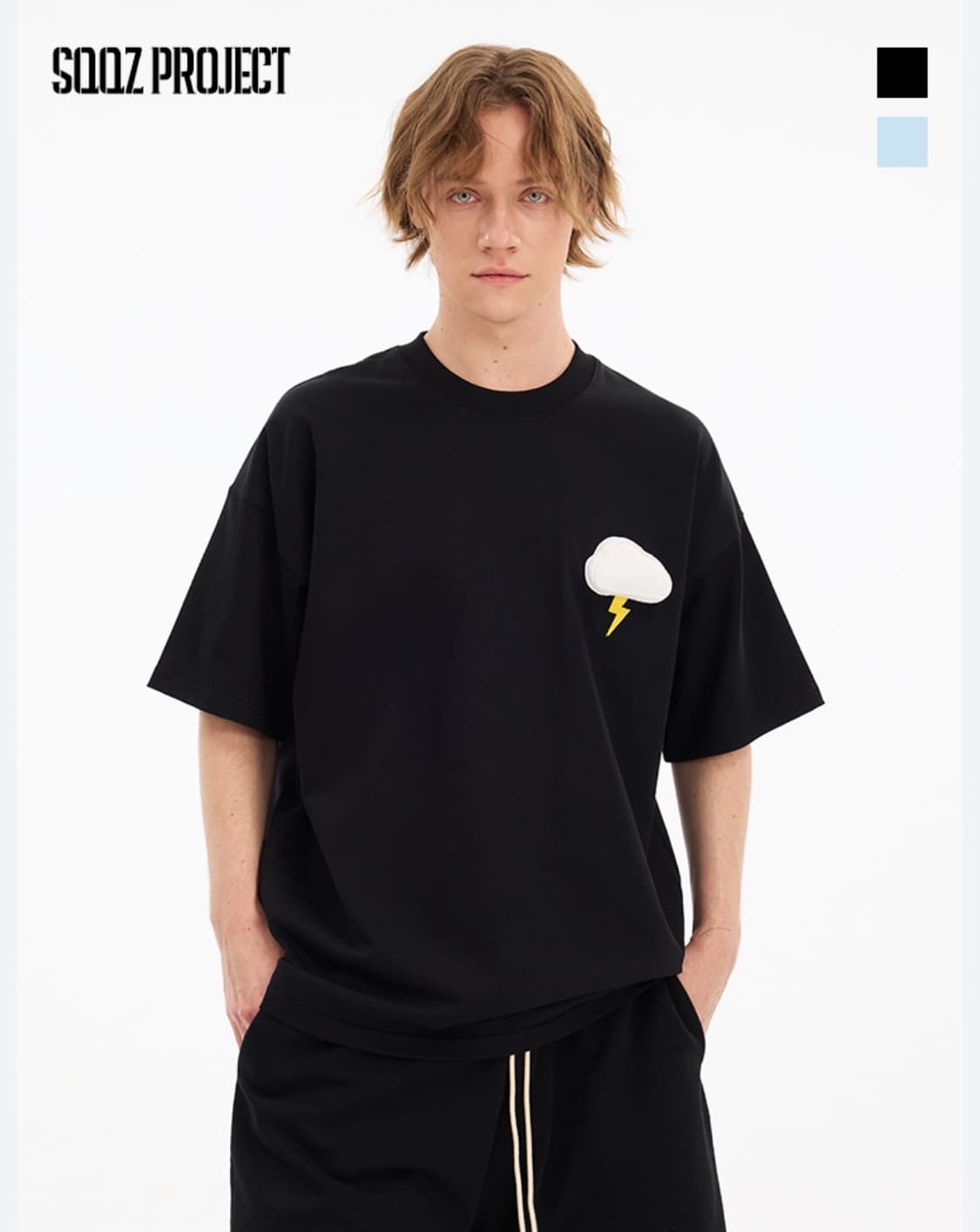 SQQZ  PROJECT 오버사이즈 컴포트 스트릿웨어 탑  상품이미지1