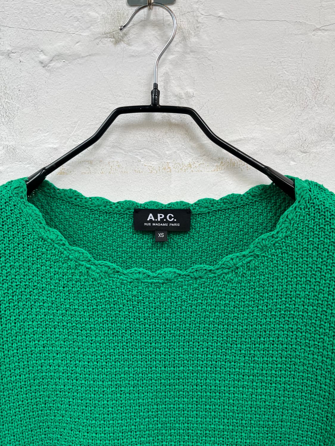 A.P.C. 아페쎄 그린 면 니트 XS 상품이미지2